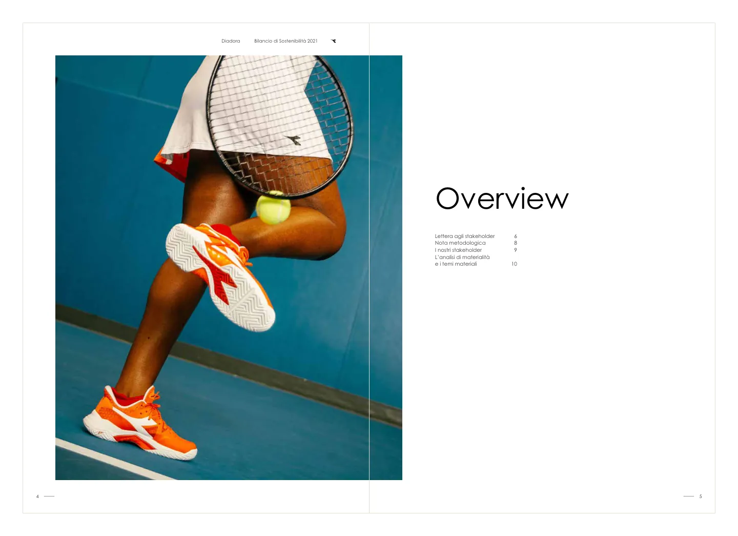 Diadora 2021 Sustainability Report — Overview