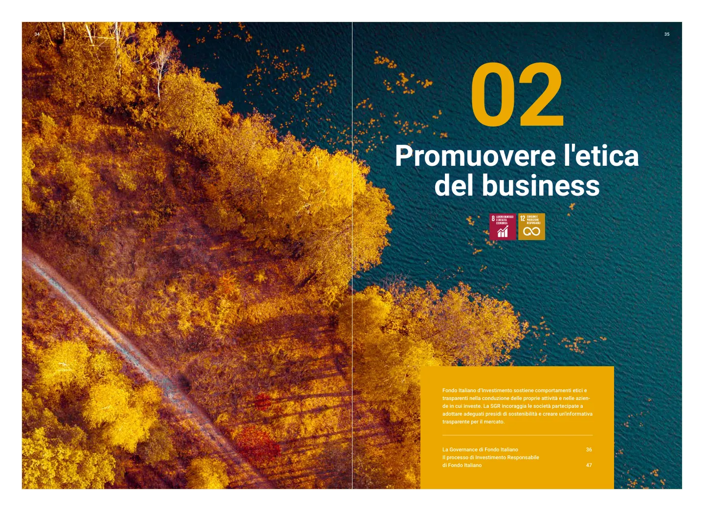 Fondo Italiano d'Investimento 2022 Sustainability Report — Il percorso di sostenibilità