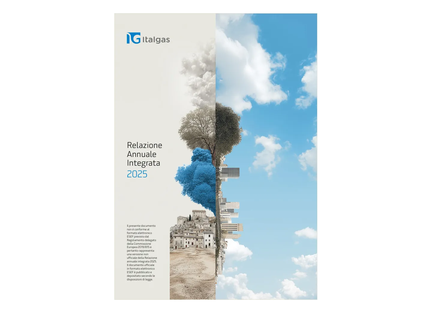 Italgas 2025 Annual Report — copertina
